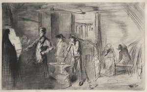 The Forge by James McNeill Whistler