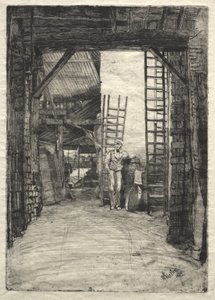 The Lime-Burner by James McNeill Whistler