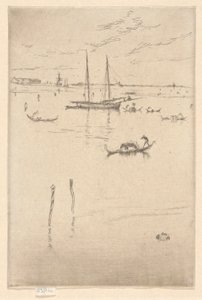 The Little Lagoon, from the First Venice Set by James Abbott McNeill Whistler