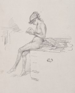 The Little Nude Model Reading by James McNeill Whistler