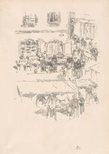 The Marketplace, Vitré by James McNeill Whistler