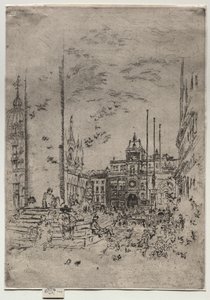 The Piazzetta by James McNeill Whistler