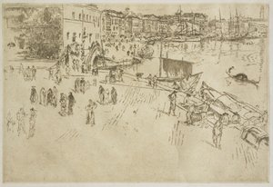 The Riva, No. 1 by James McNeill Whistler