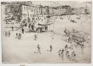 The Riva, No. 2 by James McNeill Whistler