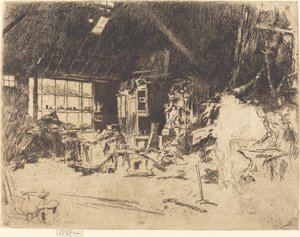 The Smithy by James Abbott McNeill Whistler