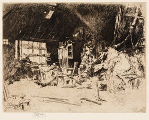 The Smithy by James Abbott McNeill Whistler