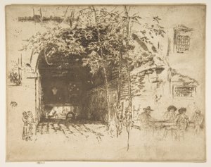 The Traghetto, No. 2 by James McNeill Whistler