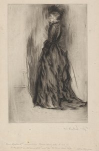 The Velvet Dress (Mrs. Leyland)