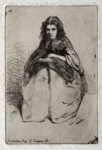 Twelve Etchings from Nature: Fumette by James McNeill Whistler