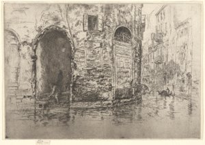 Two Doorways, from the First Venice Set (Venice, A Series of Twelve Etchings) by James Abbott McNeill Whistler