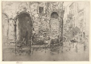 Two Doorways, from the First Venice Set (Venice, A Series of Twelve Etchings) by James McNeill Whistler
