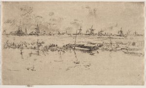 Zaandam by James McNeill Whistler