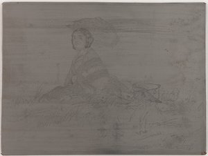 In Full Sun. Uncancelled plate from Twelve Etchings from Nature (The French Set)