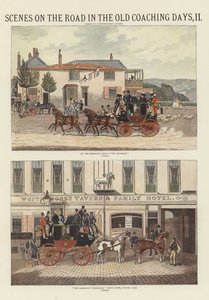 Scenes on the Road in the Old Coaching Days by James Pollard