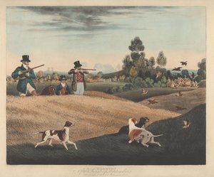Shooting [a pair]: 1. Morning of the First of September by James Pollard