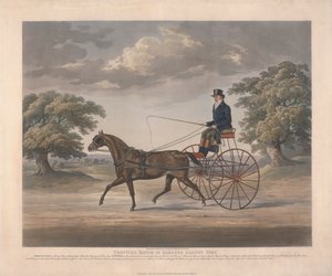Trotting Match in Harness Against Time by James Pollard
