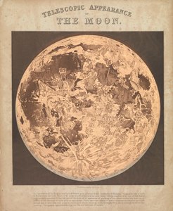 Telescopic appearance of the moon by James Reynolds