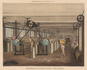 Progress of Cotton: #5 - Bobbin & Drawing Frames by James Richard Barfoot