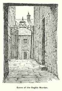 Scene of the Begbie Murder by James Riddel