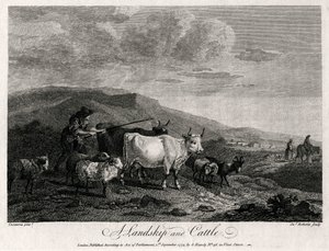 A Landscape and Cattle