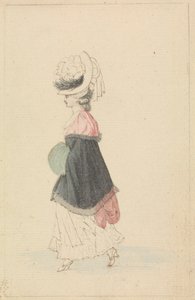 A Woman of Fashion in Walking Dress