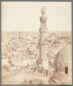Egypt. Cairo. View from the Madrasa - Mausoleum of Mamluk Emir Sarghitmish (1356) by James Robertson