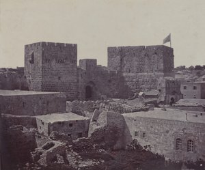 Jerusalem - Section of Old City by James Robertson