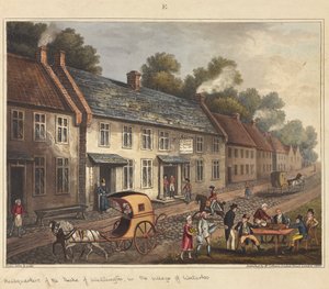 Headquarters of the Duke of Wellington in the Village of Waterloo, from 