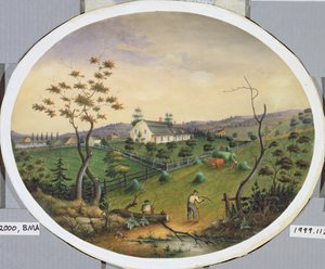 Van Brunt Homestead, c.1865 by James Ryder van Brunt
