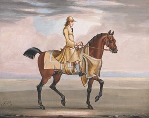 A Chestnut Horse at Exercise by James Seymour