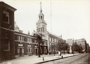 Independence Hall, Chestnut Street, South Side between 5th and 6th Streets, 1898 by James Shields