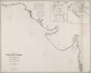 Coast of Western India from Bombay to Karachi compiled chiefly from the surveys made by order of the honorable East India Company