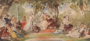 Fete Champetre by James Stephanoff