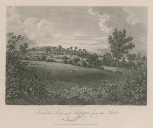 Kentish Town and Highgate, Middlesex, from the south
