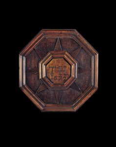 The Joseph and Bathsheba Pope Carved and Applied Valuables Cabinet, Salem, Massachusetts by James Symonds
