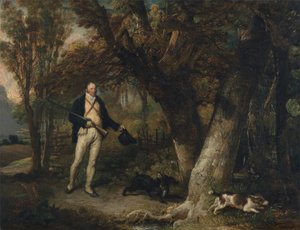 Portrait of the Rev. Thomas Levett and Favourite Dogs, Cock-Shooting by James Ward