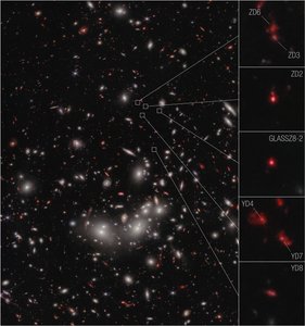 Galaxy Protocluster by James Webb Space Telescope (NASA)
