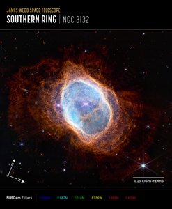 Southern Ring Nebula by James Webb Space Telescope (NASA)