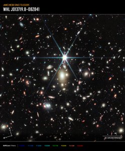 Sunrise Arc (NIRCam Image) by James Webb Space Telescope (NASA)