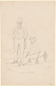 Mr. Way and Mr. Booth by James Wells Champney