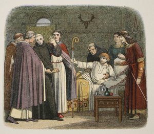 Anselm Made Archbishop of Canterbury by William II, 1093, from A Chronicle of England BC 55 to AD 1485