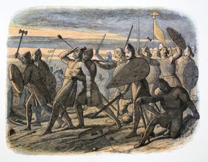 Death of King Harold, Battle of Hastings, 1066