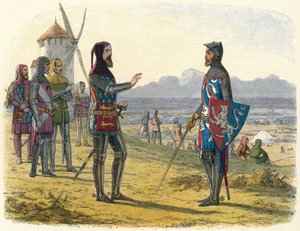 Edward Refuses Succour to His Son at Crecy, 1346 1864