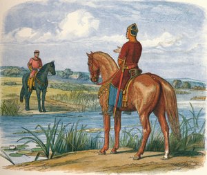 Henry and Stephen confer across the Thames