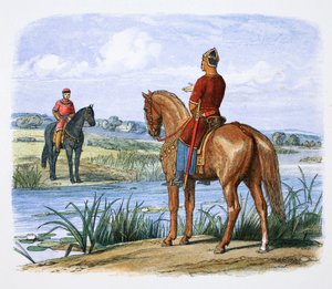 Henry of Anjou and Stephen Confer Across the Thames, 1153