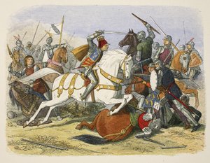 Richard III at Bosworth Field, 22 August 1485, from A Chronicle of England BC 55 to AD 1485