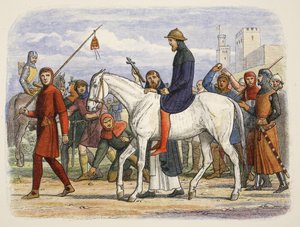 Thomas, Earl of Lancaster, being led to execution, from A Chronicle of England BC 55 to AD 1485, pub. London