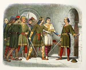 William de Breteuil Defends the Treasury, Winchester, Hampshire, 1100 1864