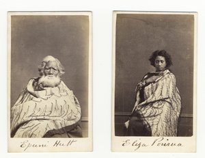 Epuni Hutt and Eliza Porirua, c.1865