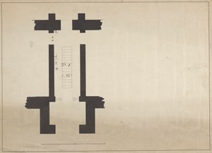 Cobham Hall, Kent: Unidentified Plan for a Passage by James Wyatt